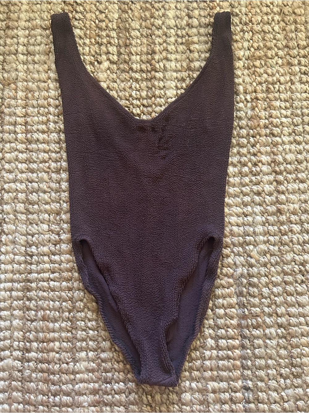 Youswim Brown Textured Eva One-Piece Swimsuit